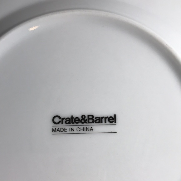 Crate & Barrel Brand Holiday 8” JOY Plate Salad or Dessert Plate - Picture 4 of 4